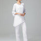 Chiffon Long Sleeves V Neck Mother Of The Bride Dress Pants Suits