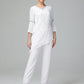 Chiffon Long Sleeves V Neck Mother Of The Bride Dress Pants Suits