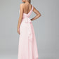 Daphne One Shoulder Chiffon Bridesmaid Dresses With Split