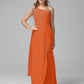 Daphne One Shoulder Chiffon Bridesmaid Dresses With Split