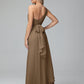 Daphne One Shoulder Chiffon Bridesmaid Dresses With Split