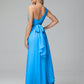 Daphne One Shoulder Chiffon Bridesmaid Dresses With Split