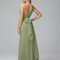 Daphne One Shoulder Chiffon Bridesmaid Dresses With Split