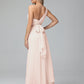 Daphne One Shoulder Chiffon Bridesmaid Dresses With Split