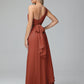 Daphne One Shoulder Chiffon Bridesmaid Dresses With Split