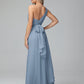 Daphne One Shoulder Chiffon Bridesmaid Dresses With Split