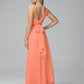 Daphne One Shoulder Chiffon Bridesmaid Dresses With Split