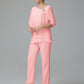 Half Sleeves Chiffon Mother Of The Bride Dress Pant Suits