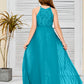 Halter A Line Chiffon Lace Junior Bridesmaid Dress