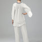 Long Sleeves Chiffon Mother Of The Bride Dress Pants Suits