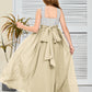 Sleeveless A Line Chiffon Lace Junior Bridesmaid Dress