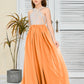 Sleeveless A Line Chiffon Lace Junior Bridesmaid Dress