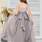 Sleeveless A Line Chiffon Lace Junior Bridesmaid Dress