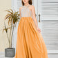 Sleeveless A Line Chiffon Lace Junior Bridesmaid Dress