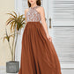 Sleeveless A Line Chiffon Lace Junior Bridesmaid Dress