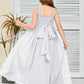 Sleeveless A Line Chiffon Lace Junior Bridesmaid Dress