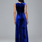 Straps V Neck Plus Size Bridesmaid Dress With Slit
