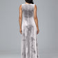 Straps V Neck Plus Size Bridesmaid Dress With Slit