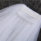 Wedding Veil Two-Tier Lace Edge Tulle Cathedral Veils Appliques TS9001