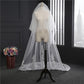 Wedding Veil Two-Tier Tulle Lace Edge Cathedral Veils Appliques TS91030