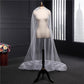 Wedding Veil One-Tier Tulle Lace Edge Chapel Veils Appliques TS91039