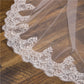 Wedding Veil One-Tier Tulle Lace Edge Chapel Veils Appliques TS91043