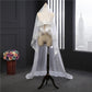 Wedding Veil One-Tier Tulle Lace Edge Chapel Veils Sequins Appliques TS91034
