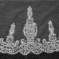 Wedding Veil One-Tier Lace Edge Tulle Cathedral Veils Appliques TS9002