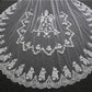 Wedding Veil Two-Tier Tulle Lace Edge Cathedral Veils Appliques TS91010