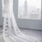 Wedding Veil One-Tier Tulle Lace Edge Chapel Veils Appliques TS91004