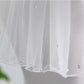 Wedding Veil One-Tier Tulle Pencil Edge Shoulder Veils Sequins TS91005