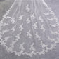 Wedding Veil Two-Tier Tulle Lace Edge Chapel Veils Appliques TS91007