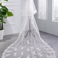 Wedding Veil Two-Tier Tulle Lace Edge Chapel Veils Appliques TS91007