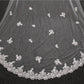 Wedding Veil Two-Tier Lace Edge Tulle Cathedral Veils Appliques TS9008