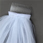 Wedding Veil Two-Tier Tulle Cut Edge Elbow Bridal Veils Appliques TS91031