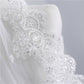 Wedding Veil One-Tier Tulle Lace Edge Elbow Bridal Veils Appliques TS91026