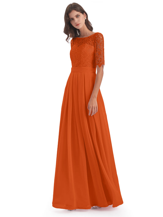 Chic Burnt Orange Bridesmaid Dresses Stylish Wedding Ensemble tagged