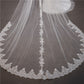 Wedding Veil One-Tier Tulle Lace Edge Cathedral Veils Appliques TS91015