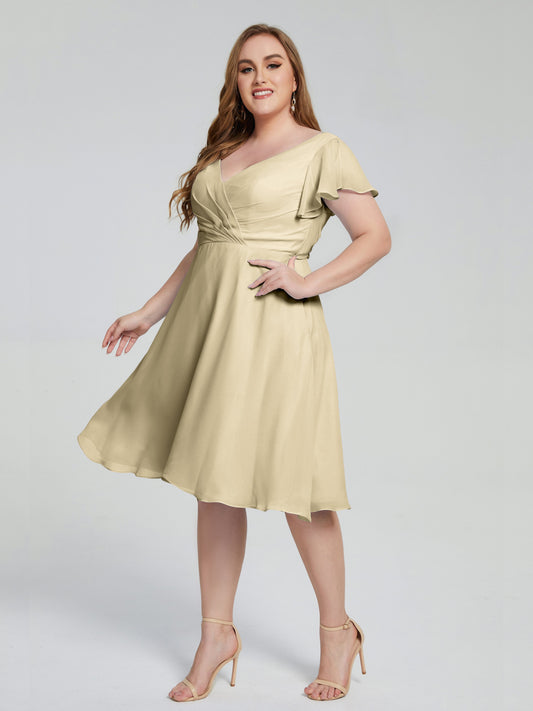 Affordable Champagne Bridesmaid Dresses Size 0 30 Cicinia