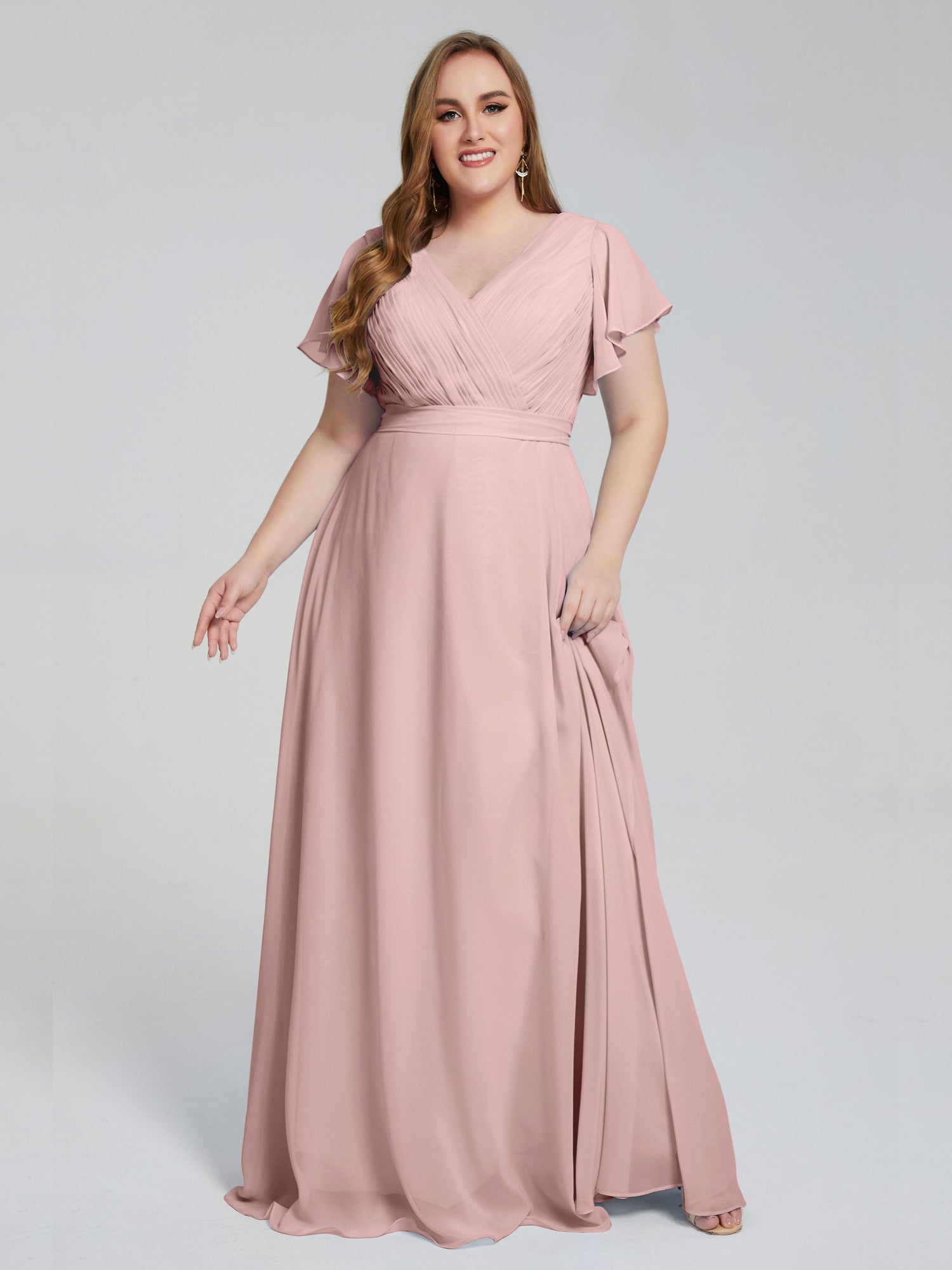 Matron of honor store dresses plus size