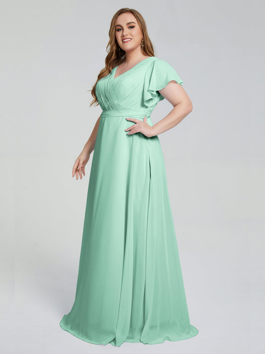 Pastel mint clearance green bridesmaid dresses