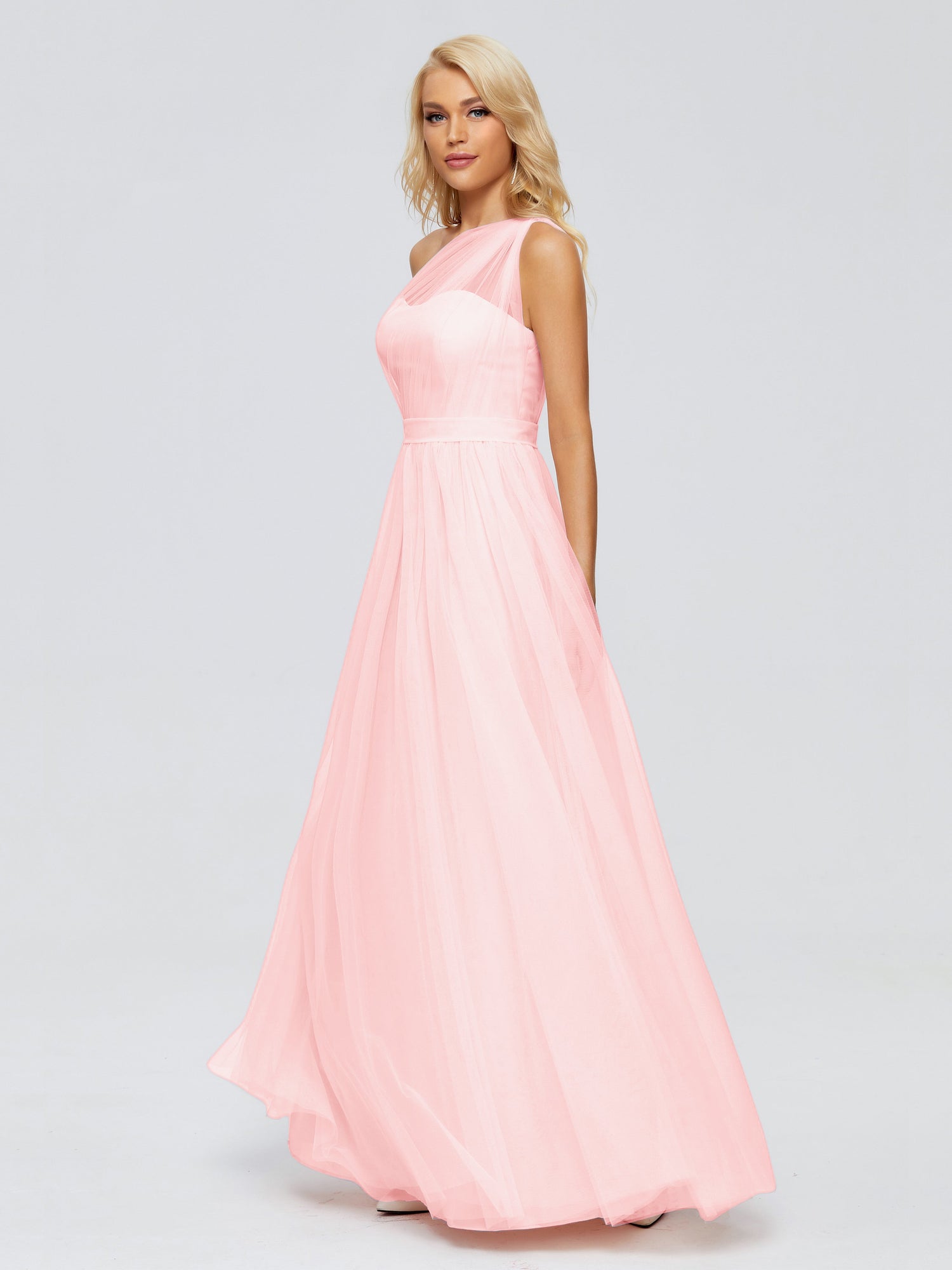 cicinia alexandra a line floor length one shoulder ribbon long chiffon Blush bridesmaid dresses 1 6b309653 3683 4297 93e8