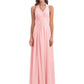 Camila A-line Halter Pleating Long Bridesmaid Dresses