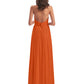 Camila A-line Halter Pleating Long Bridesmaid Dresses