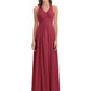 Camila A-line Halter Pleating Long Bridesmaid Dresses