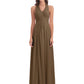 Camila A-line Halter Pleating Long Bridesmaid Dresses