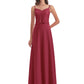 Grace Column Spaghetti Straps Lace Bridesmaid Dresses