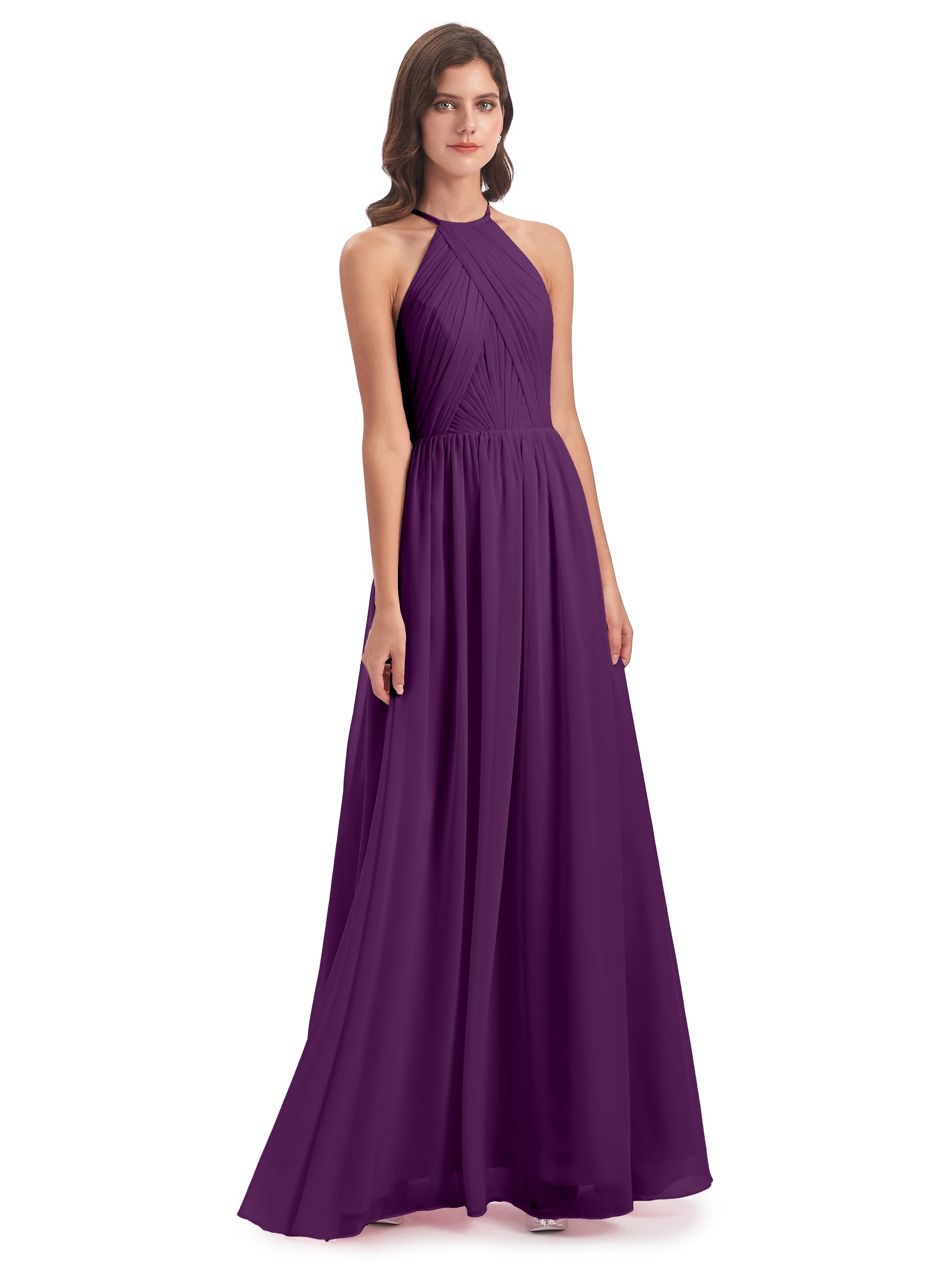 60+ Colors: Grape Bridesmaid Dresses (FREE Custom Size)-Cicinia