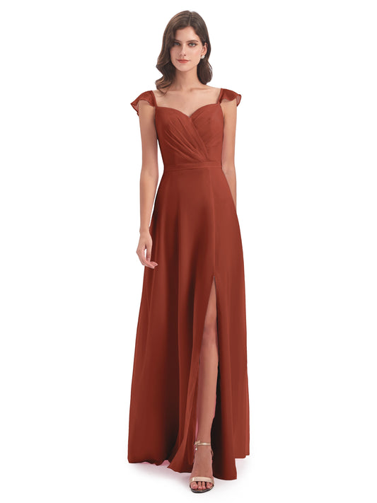 Off the Shoulder Rust Orange Bridesmaid Dress · wendyhouse · Online Store  Powered by Storenvy