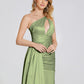 Emersyn One-Shoulder Soft Satin Bridesmaid Dress With Cutout